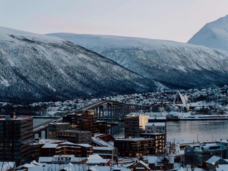 Tromsø: sfeerimpressie van boven de poolcirkel